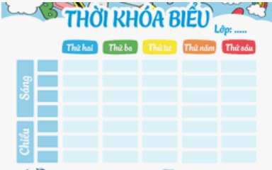 THỜI KHÓA BIỂU CHÍNH KHÓA ÁP DỤNG TỪ 26/12/2022